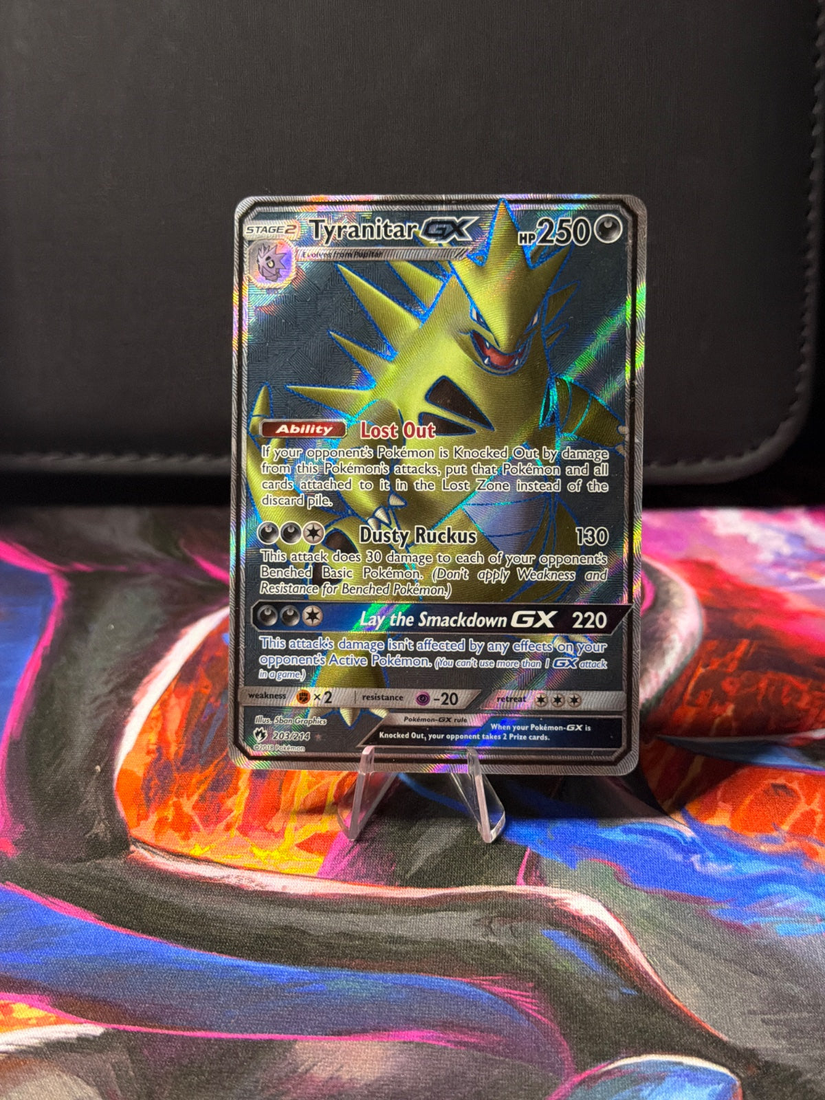 Tyranitar GX (Full Art) 203 (Lost Thunder)