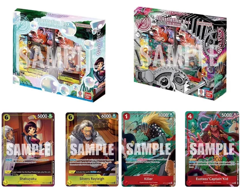 One Piece Card Game Illustration Box Vol. 7 & Vol. 8