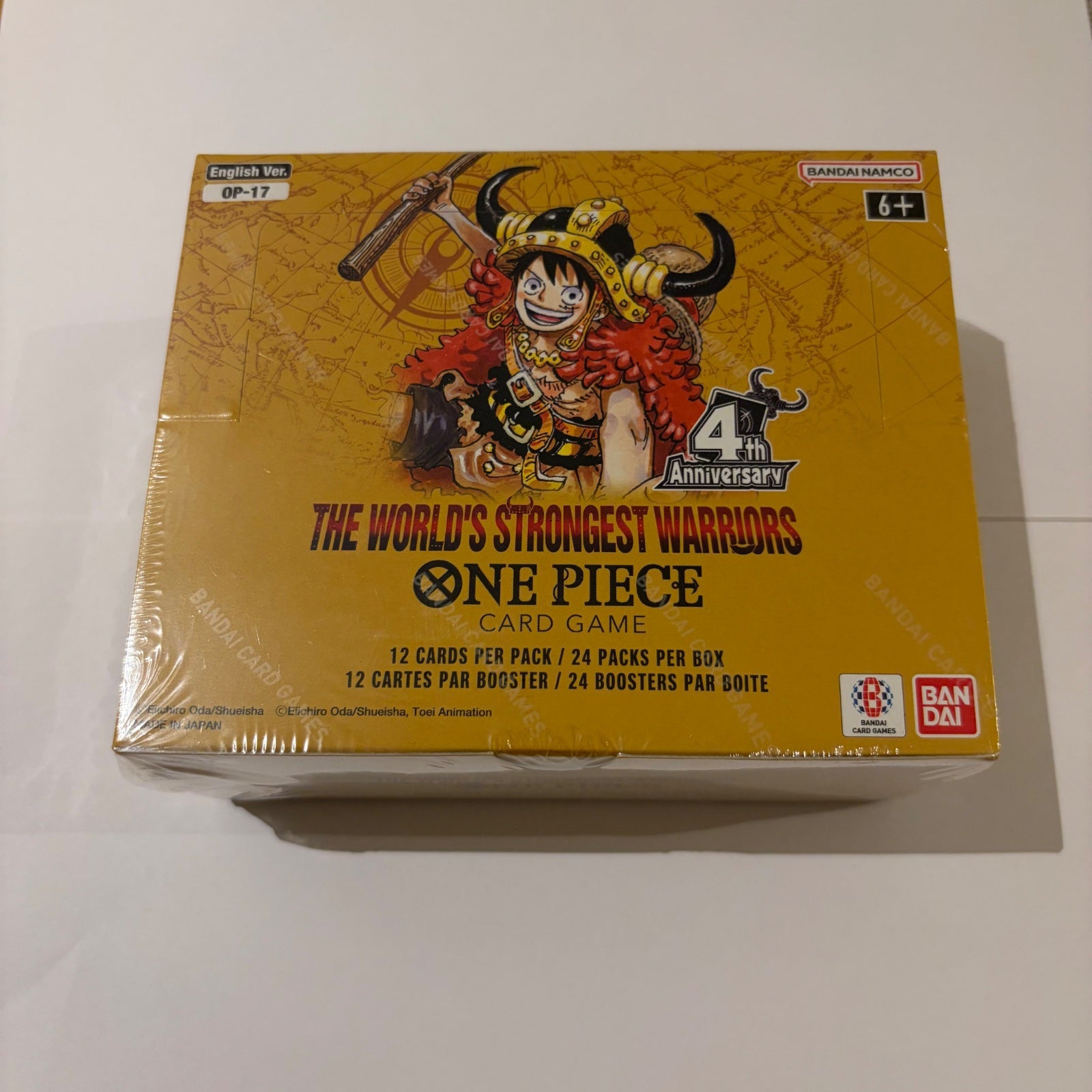 One Piece ENG OP17 OP-17 Booster Box - The World’s Strongest Warriors