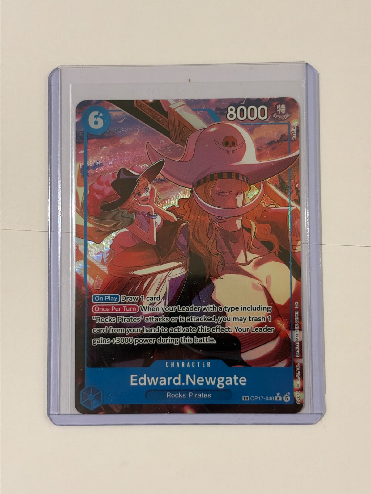 Edward.Newgate (040) (TR) OP17-040 (The World's Strongest Warriors)
