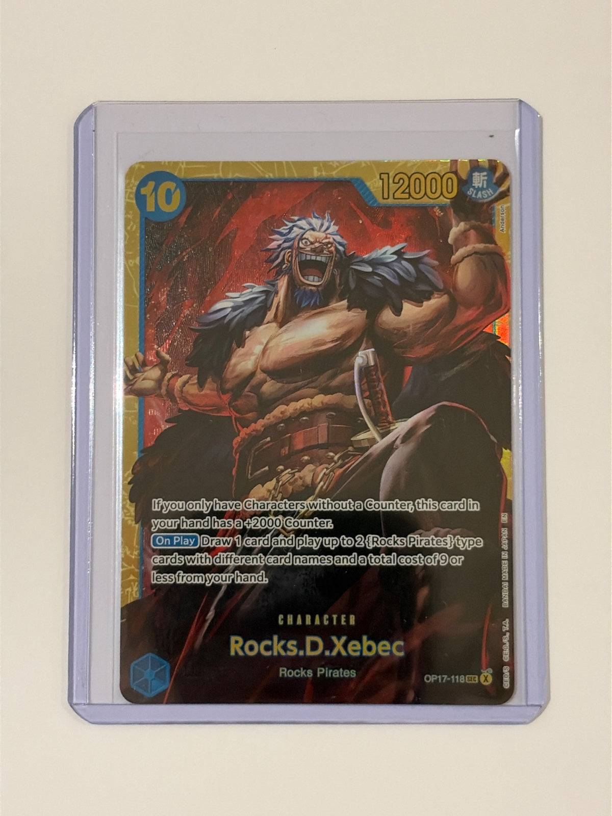 Rocks.D.Xebec OP17-118 (The World's Strongest Warriors)