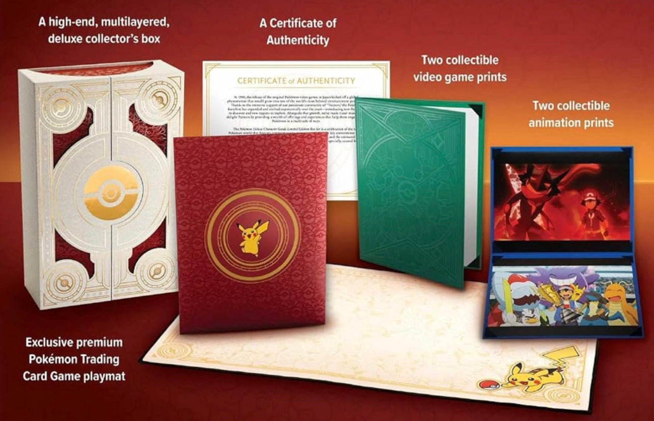 Pokemon Deluxe Character Guide Limited Edition Box Set