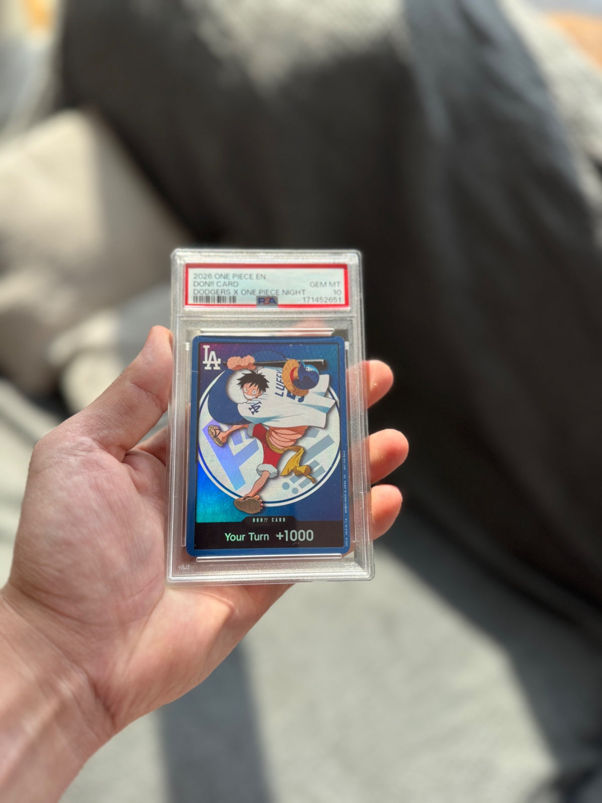 DON!! Card (LA Dodgers 2026 Promo) (One Piece Promotion Cards) — PSA 10