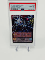 Chaos TCG Overlord AINZ SP Signature