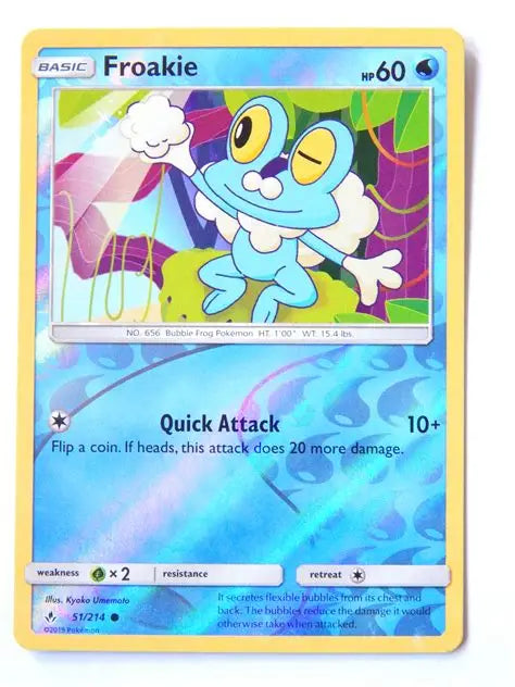 Froakie 51 · Reverse Holo  (Unbroken Bonds)