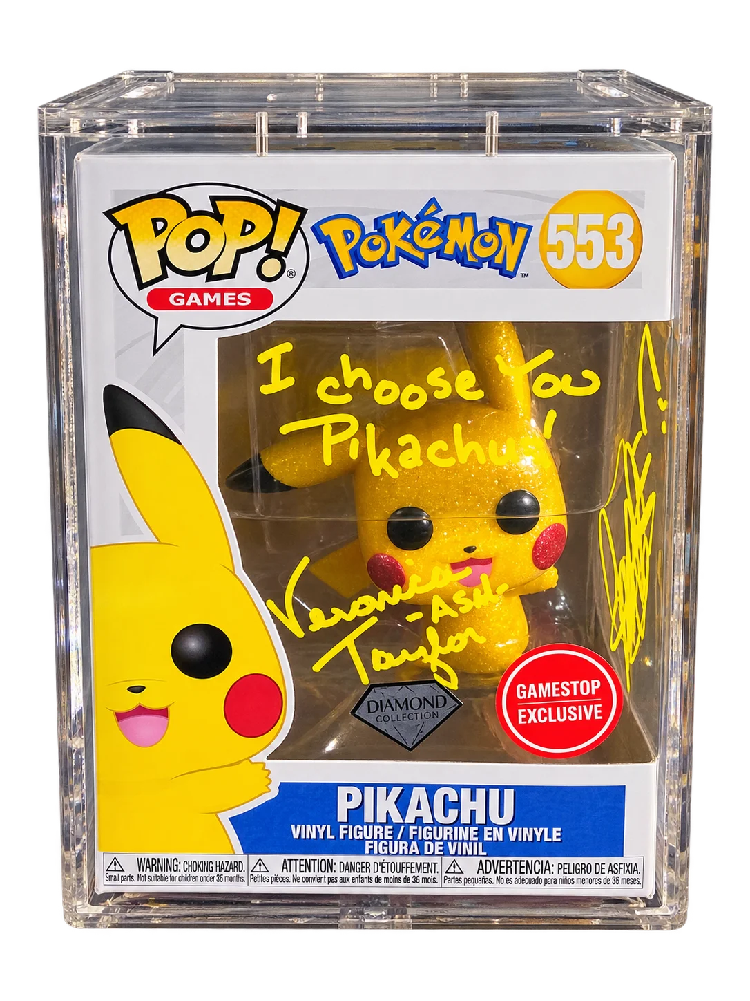 Pokémon Pikachu #553 – Dual Signed