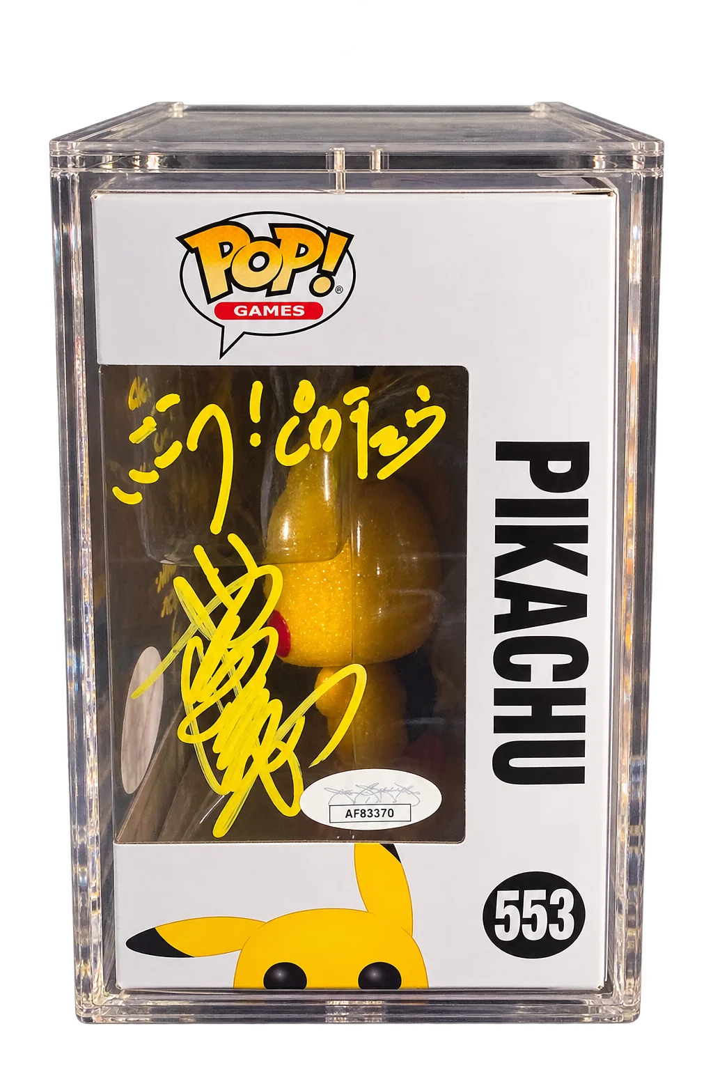Pokémon Pikachu #553 – Dual Signed