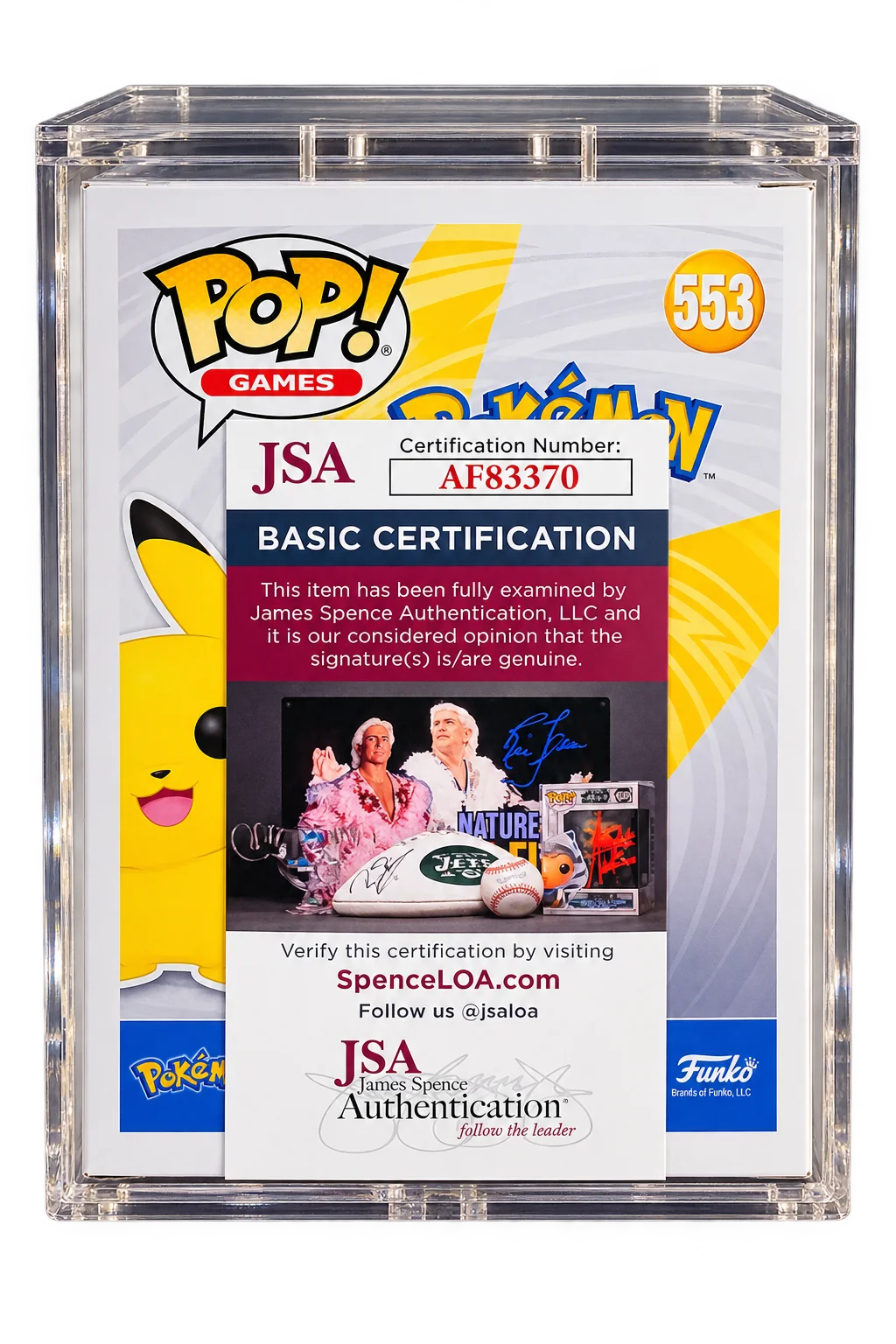 Pokémon Pikachu #553 – Dual Signed