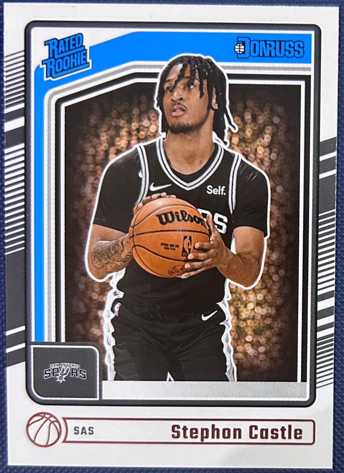 2024-25 Panini Donruss Stephon Castle #244 Rated Rookie RC SPURS