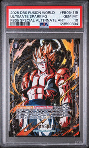 Ultimate Sparking (Alternate Art) FB05-115 (New Adventure Alternate Art Reprints) — PSA 10