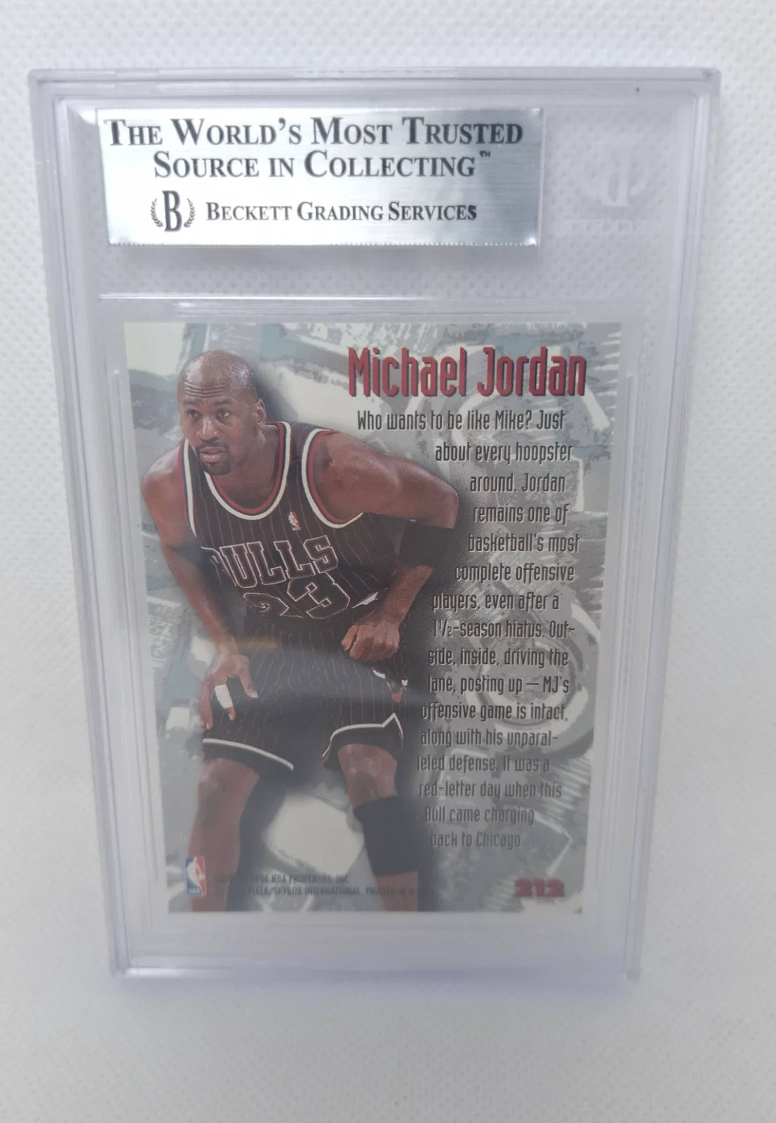 1995 Fleer Metal Nuts & Bolt Michael Jordan #212