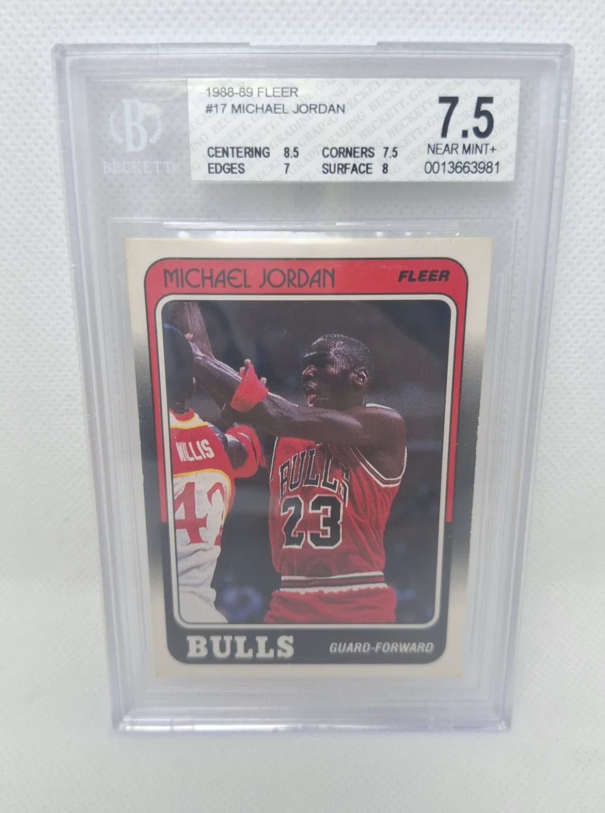 1988 Fleer Michael Jordan #17