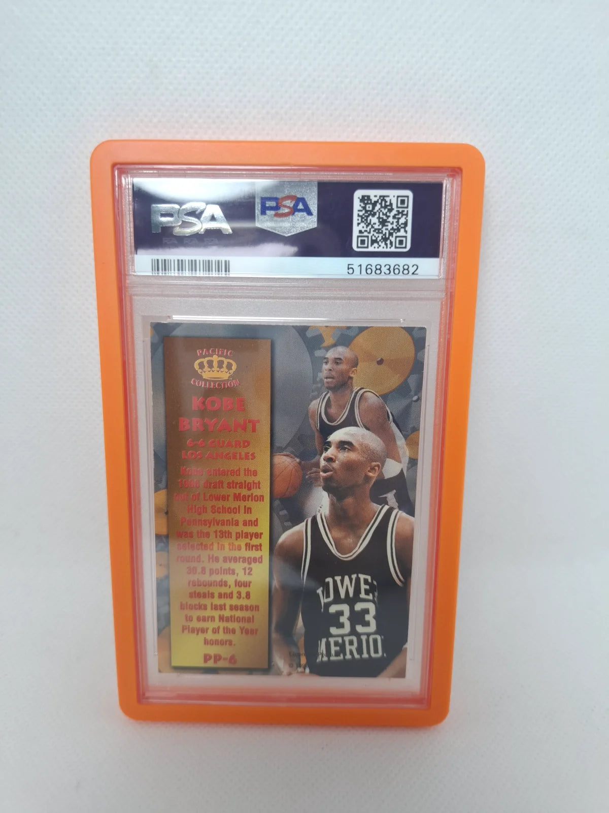 1996 Pacific Power Kobe Bryant Silver RC #PP-6