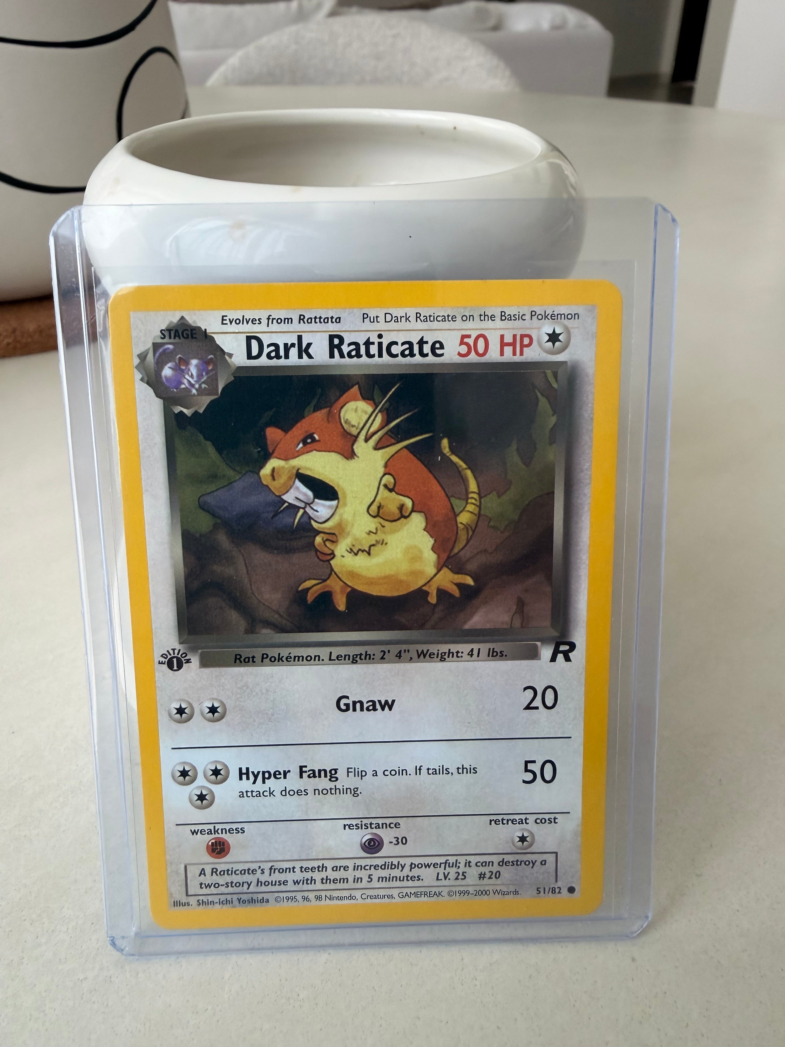 Dark Raticate 51 · 1st Edition (Team Rocket)