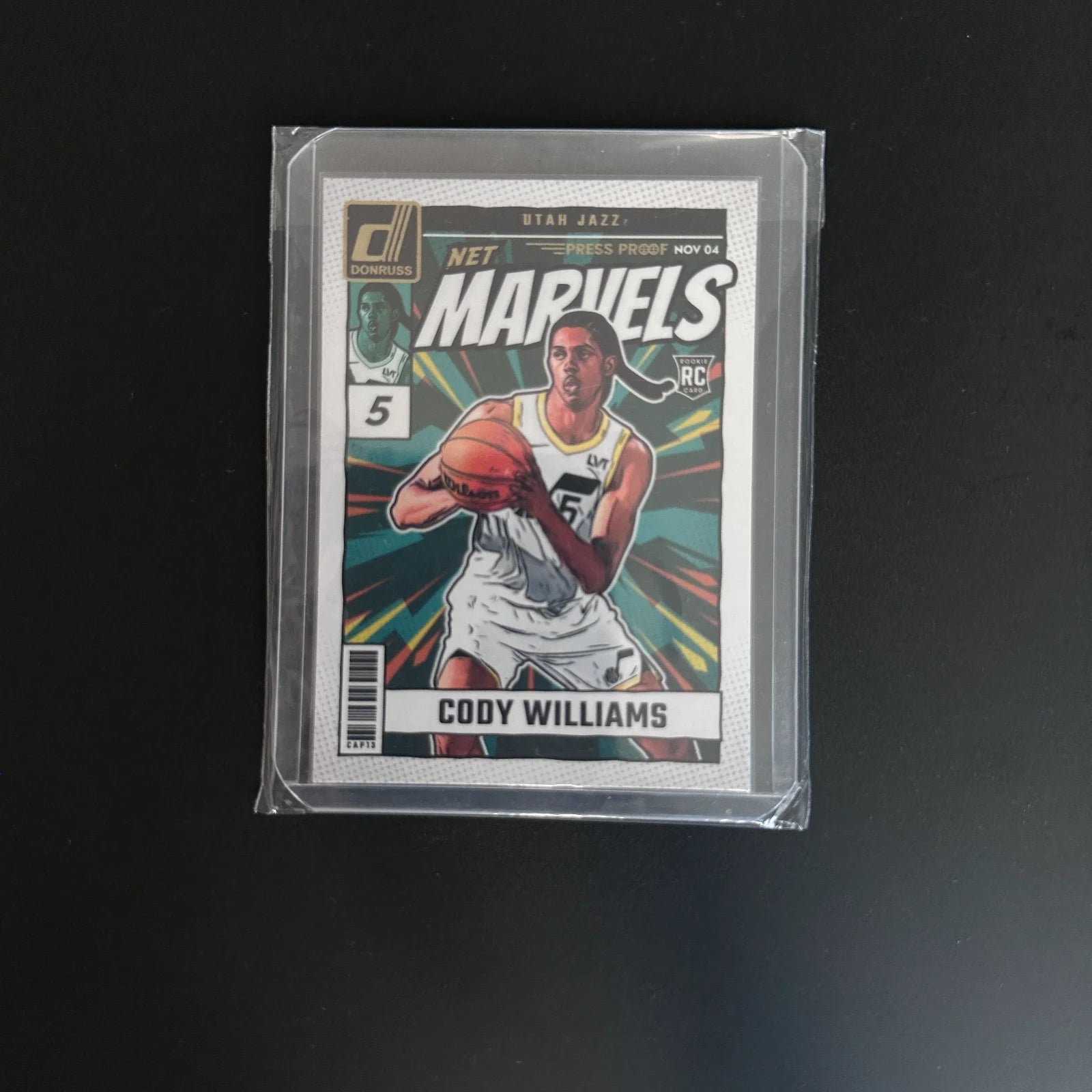 Donruss Marvels Cody WIlliams Marvel  Nba Card