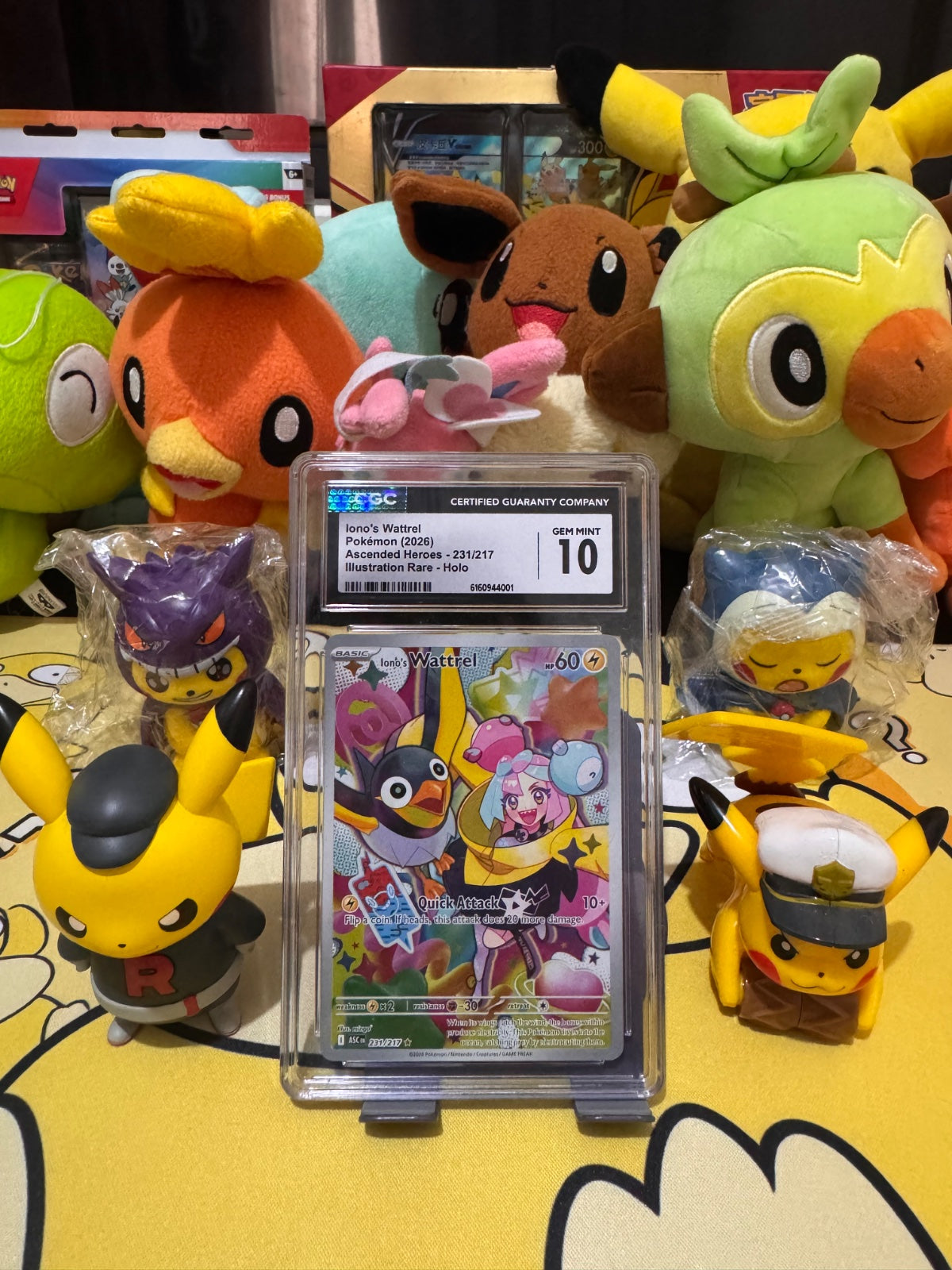 Iono's Wattrel 231/217 (Ascended Heroes) — CGC 10