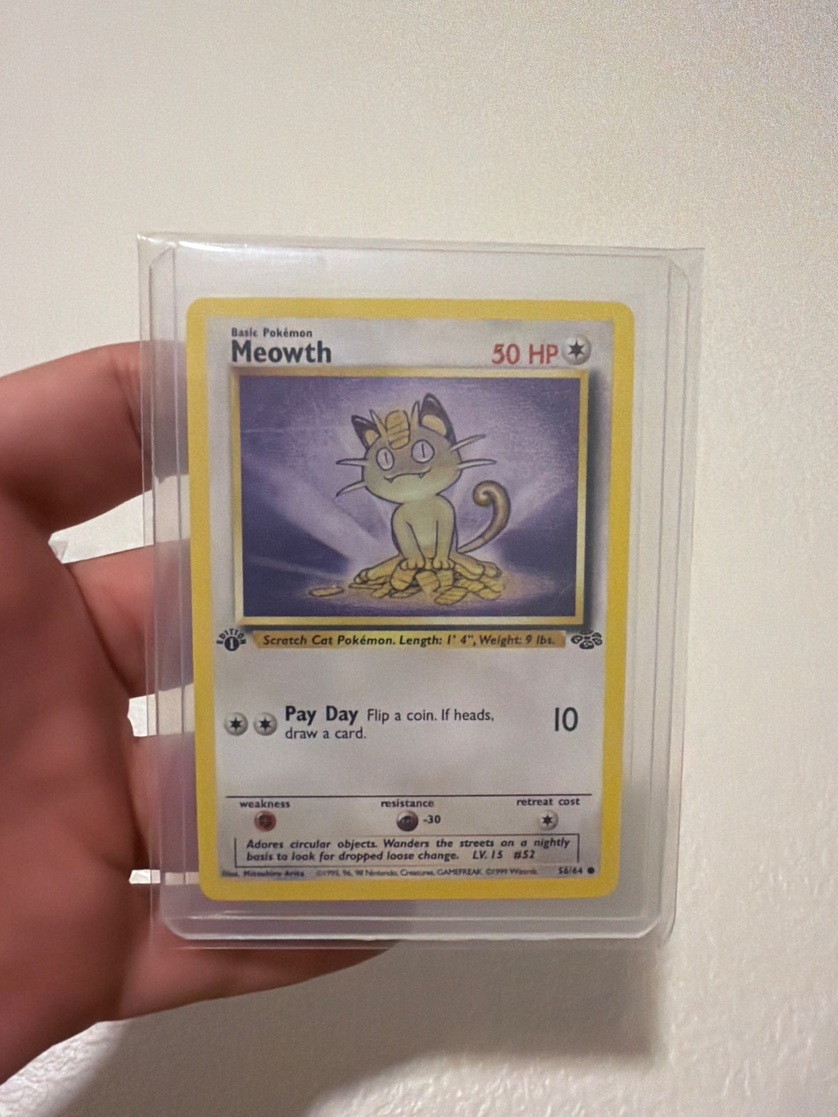 Meowth 56 · 1st Edition (Jungle)