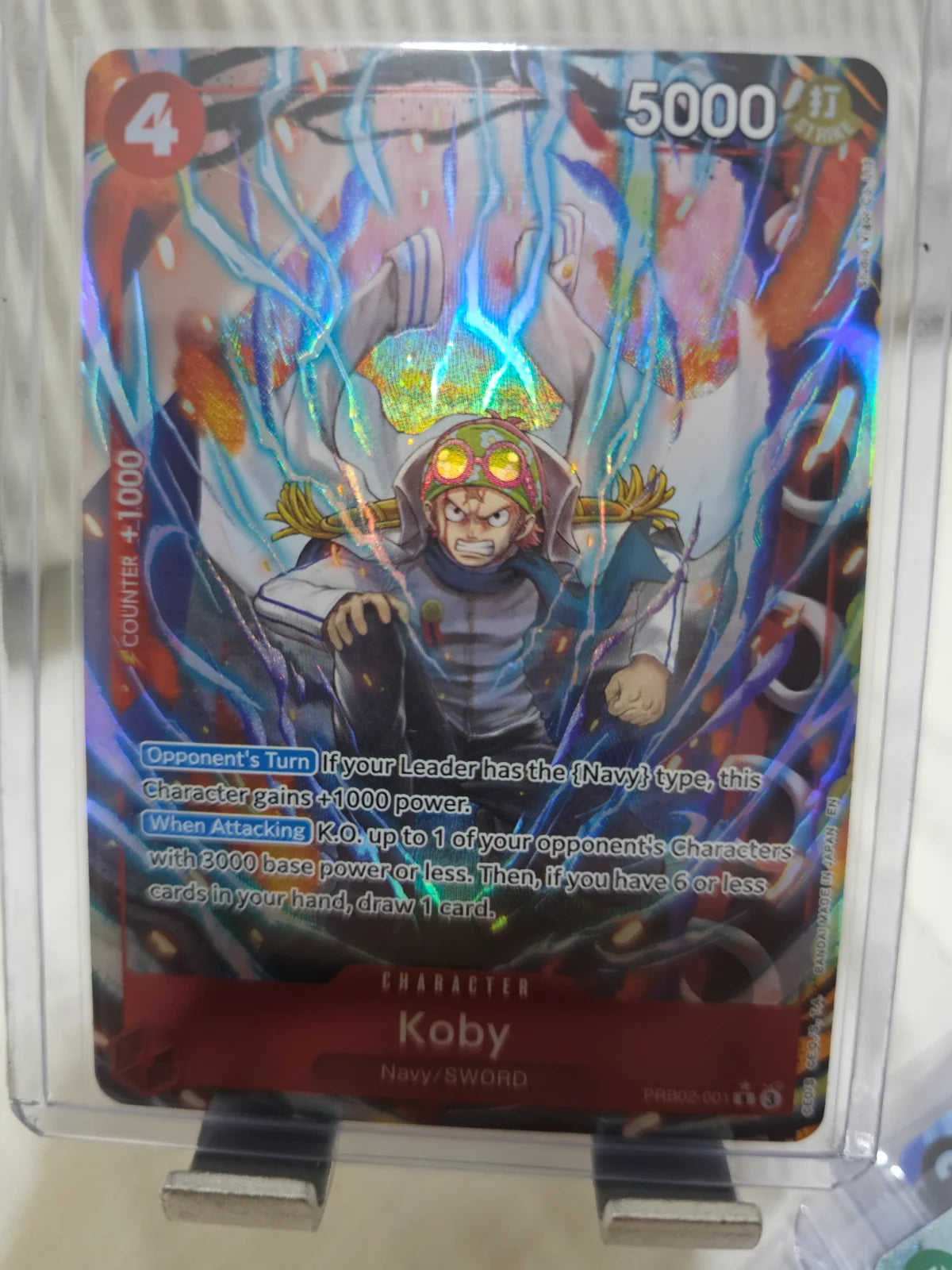 Koby (Alternate Art) PRB02-001 (Premium Booster -The Best- Vol. 2)