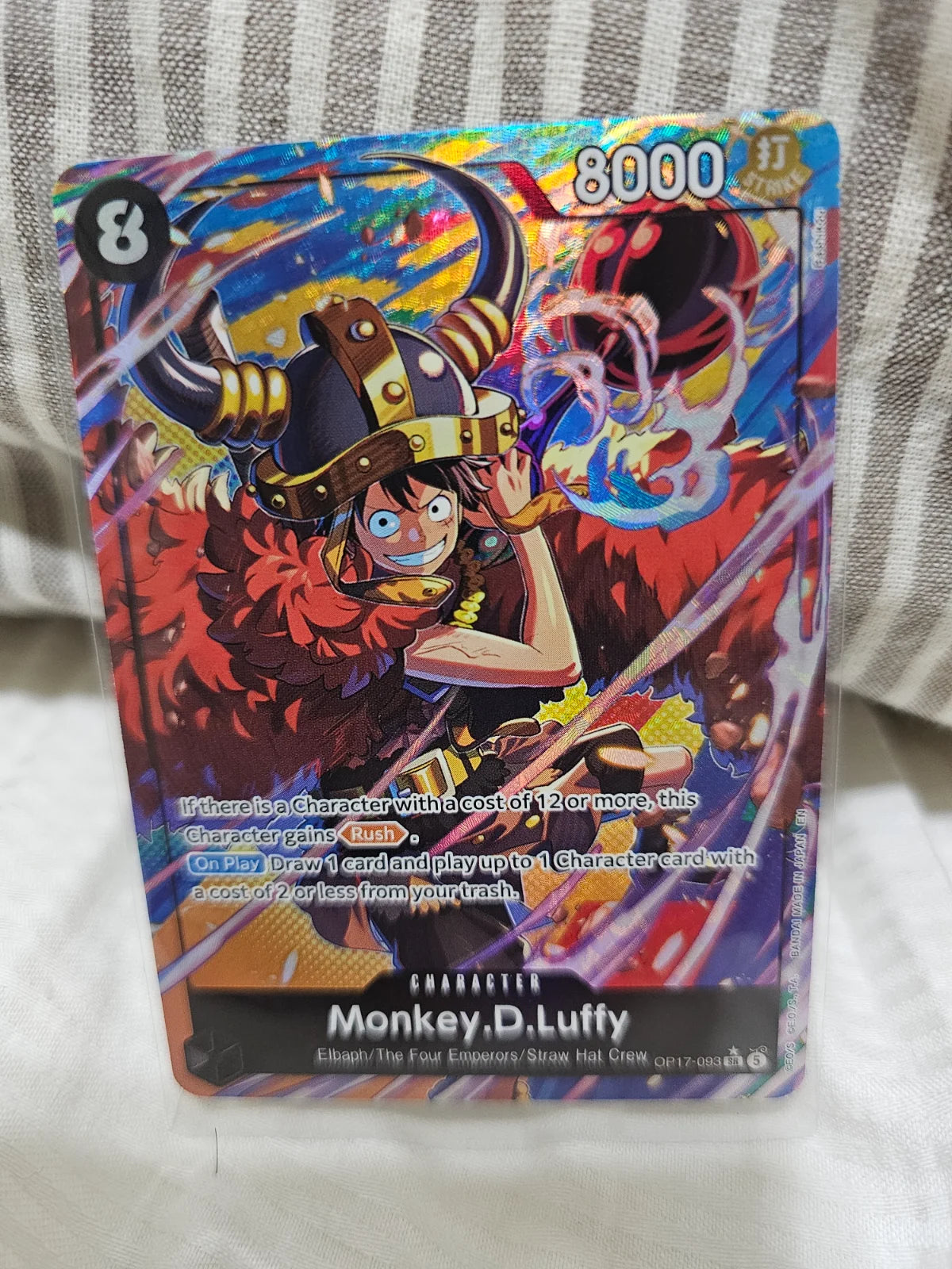 Monkey.D.Luffy (093) (Alternate Art) OP17-093 (The World's Strongest Warriors)
