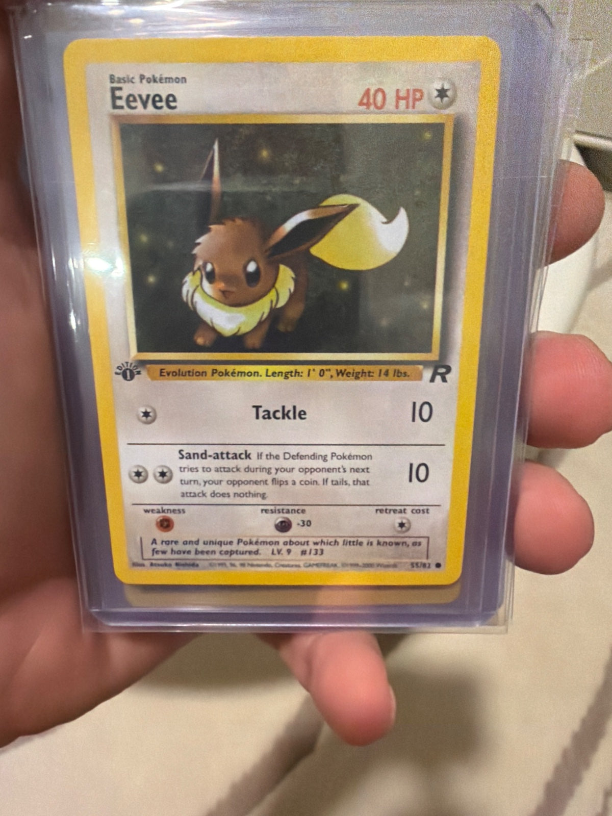 Eevee 55 · 1st Edition (Team Rocket)