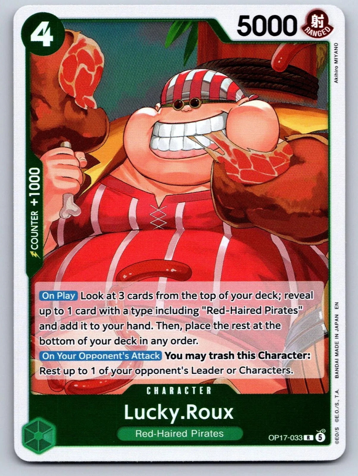 Lucky.Roux OP17-033 (The World's Strongest Warriors)