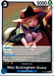 Miss Buckingham Stussy OP17-054 (The World's Strongest Warriors)