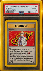 Blaine (17) · 1st Edition Holofoil (Gym Challenge) — PSA 9