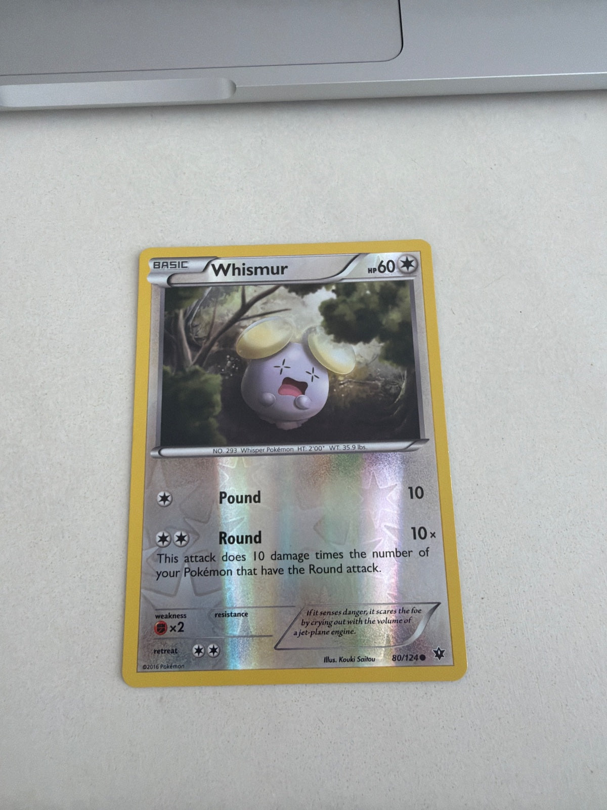Whismur 80 · Reverse Holofoil (Fates Collide)