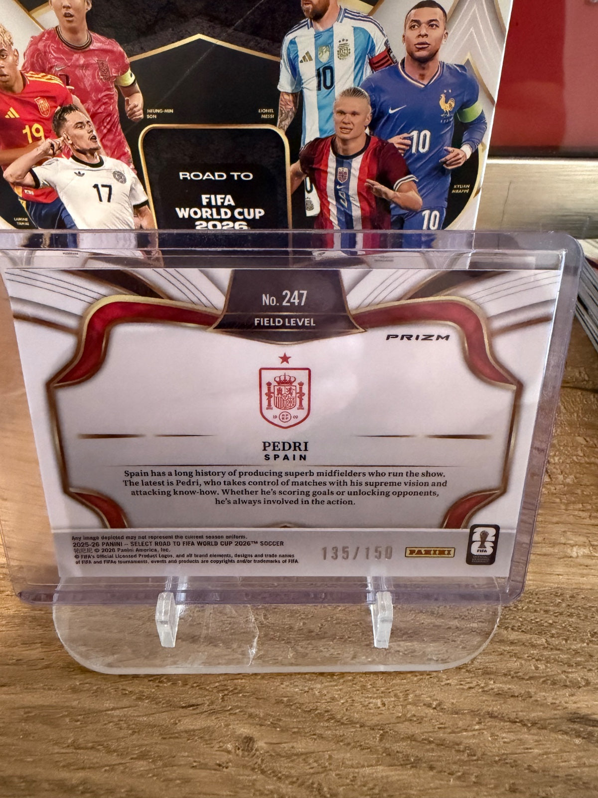 Pedri /150 panini select WC