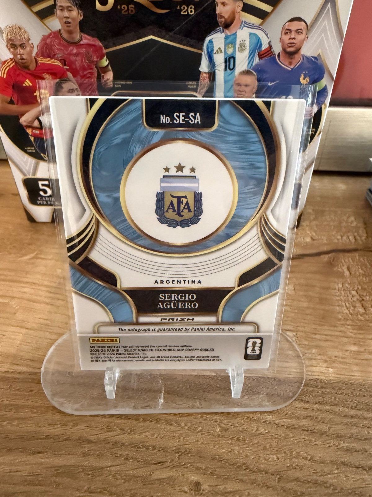 Aguero select Autograph