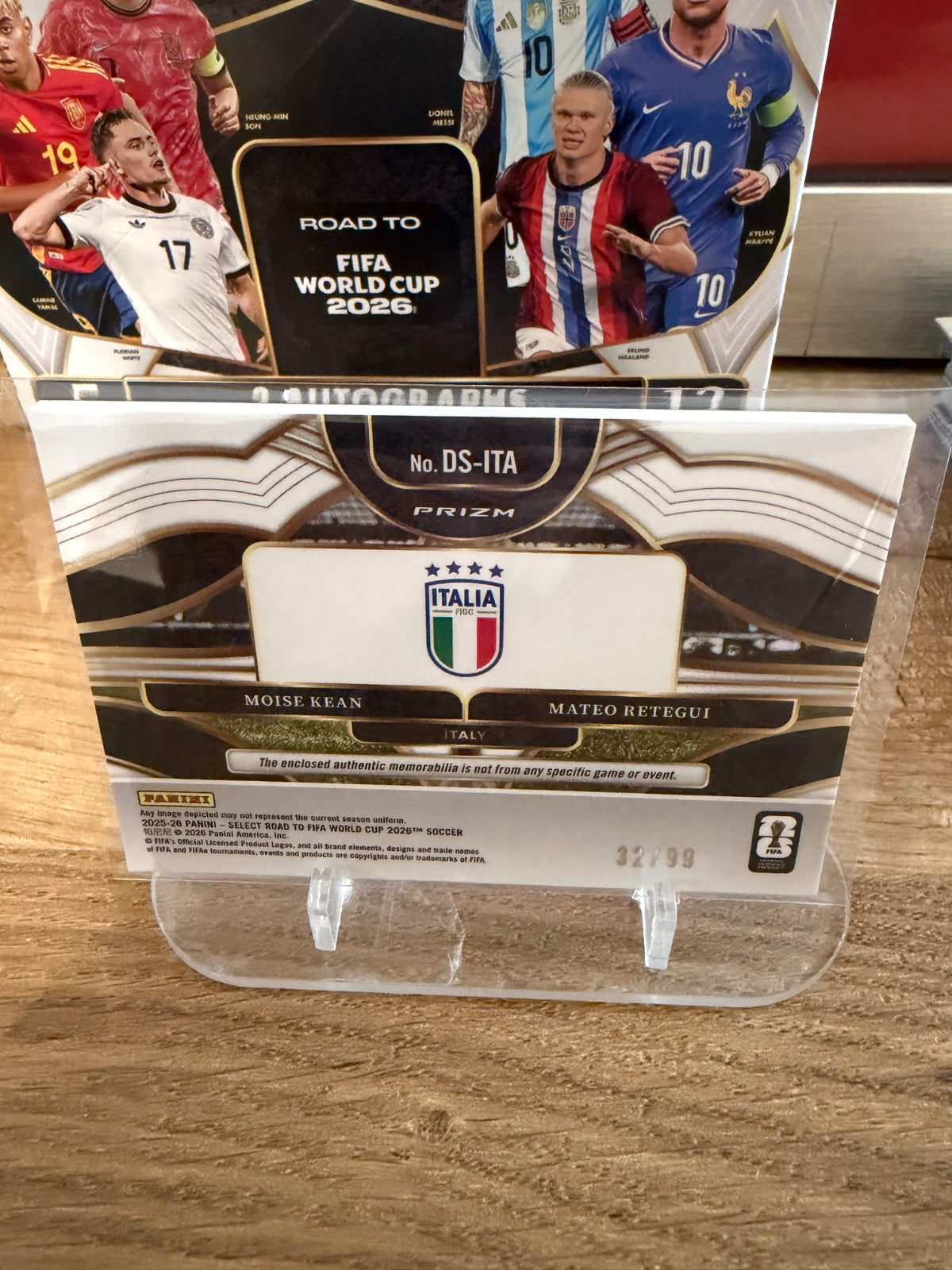 Dual patch Retegui x Moise keane /99