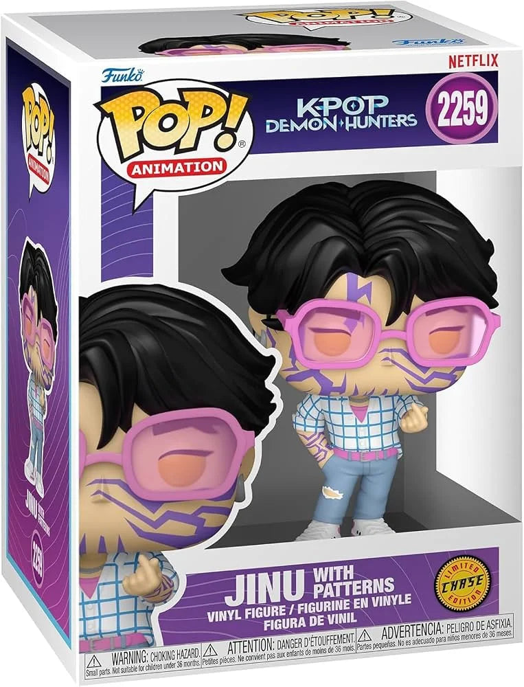 Funko Pop! Animation: Kpop Demon Hunters - Jinu with Patterns (Chase Edition) #2259