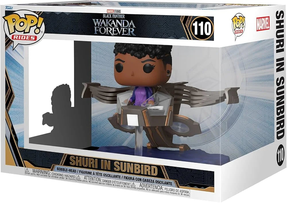Funko Pop! Rides: Marvel Studios' Black Panther: Wakanda Forever - Shuri in Sunbird (#110)