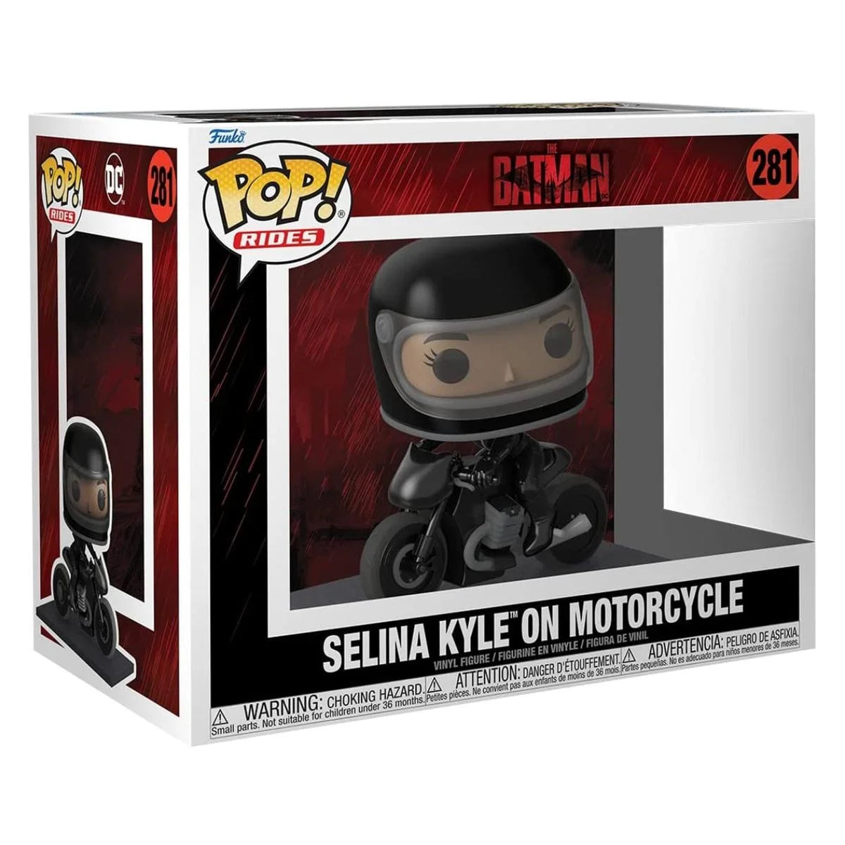 Funko Pop! Rides: The Batman – Selina Kyle on Motorcycle (#281)