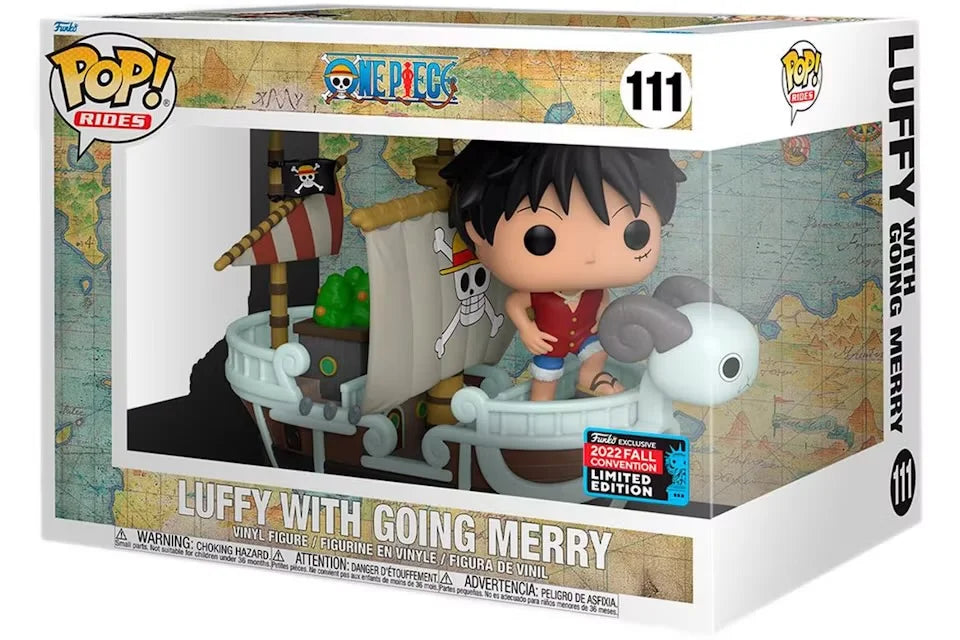 Funko Pop! Rides: One Piece - Luffy with Going Merry (#111)