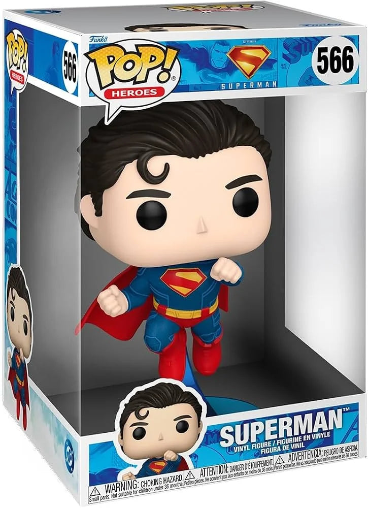 Funko POP! Heroes: Superman (2025) Jumbo Vinyl Figure (#566)