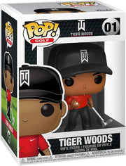 Funko Pop! Golf: Tiger Woods (Red Shirt) Vinyl Figure #01,