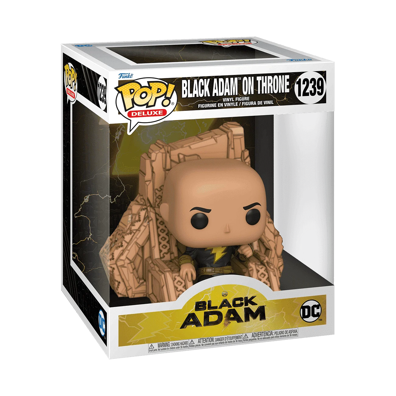 Funko Pop! Deluxe: Black Adam - Black Adam on Throne (#1239)