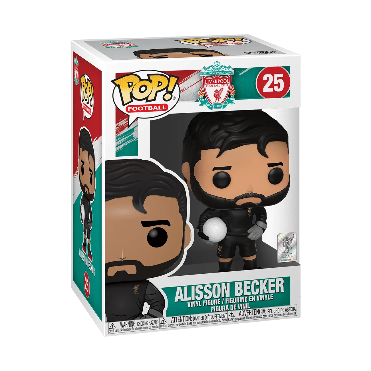 Funko Pop! Football: Liverpool - Alisson Becker #25