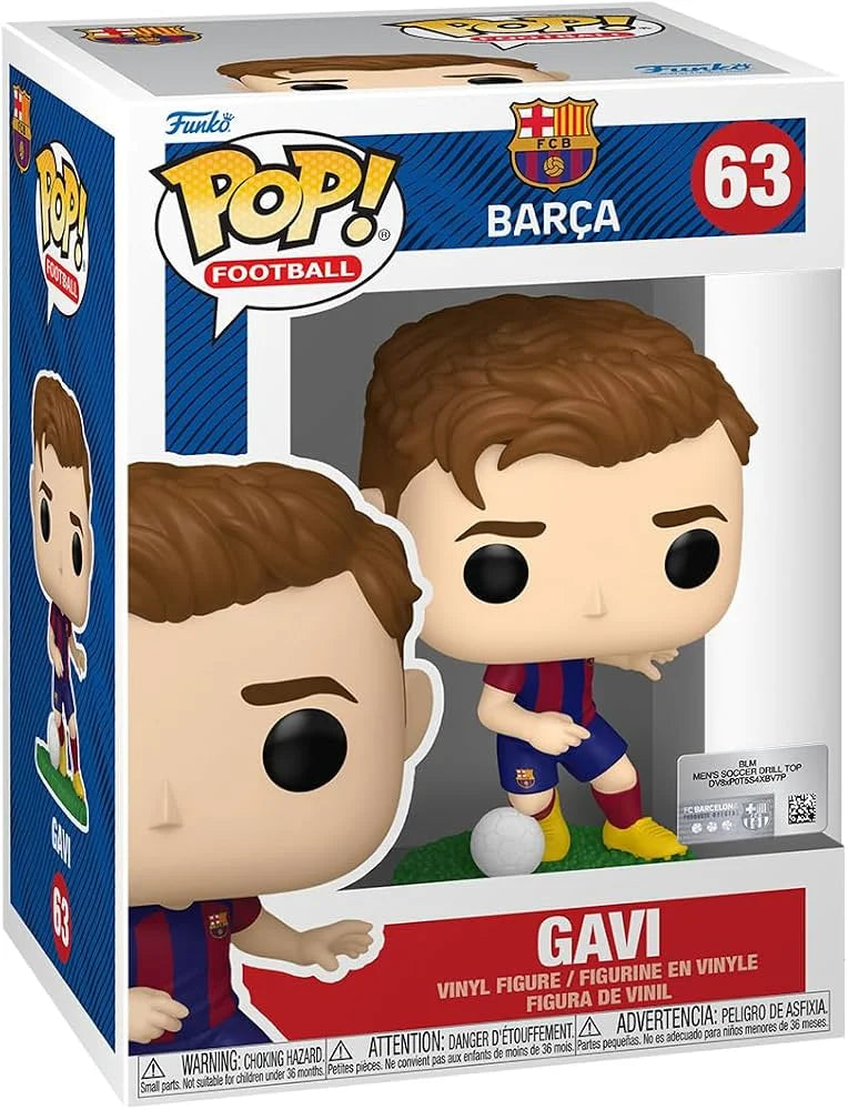 Funko Pop! Football Barcelona Gavi Vinyl Figure (#63)
