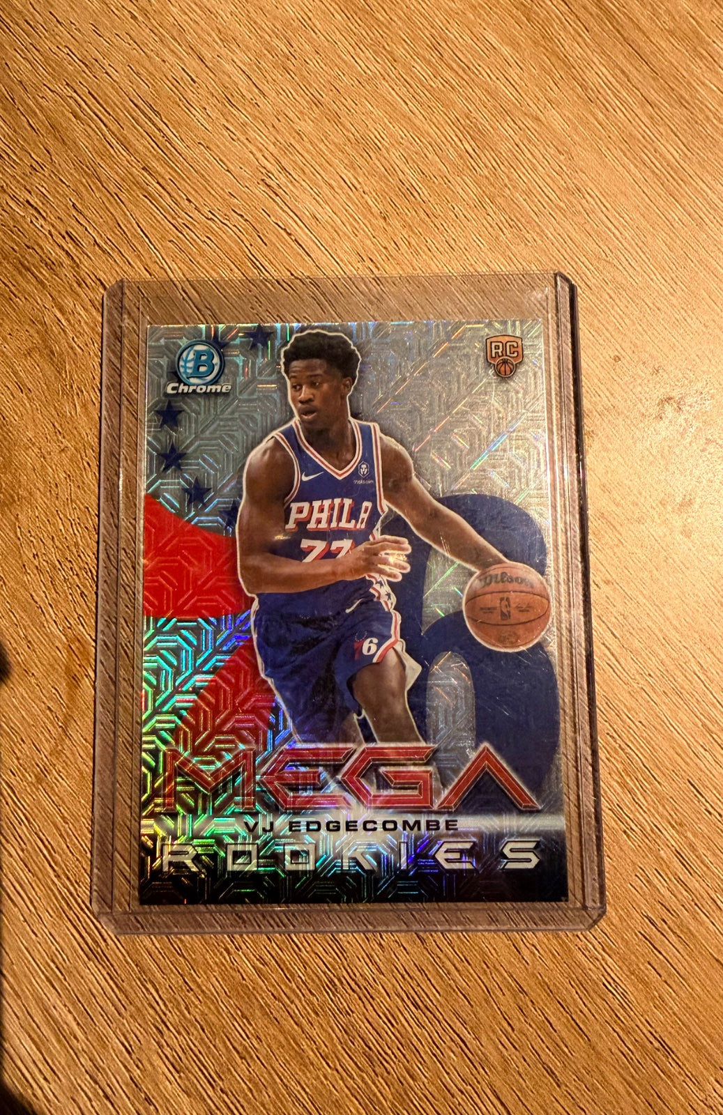 VJ Edgecombe Mega Rookies RC Rookie #MR-3 76ers