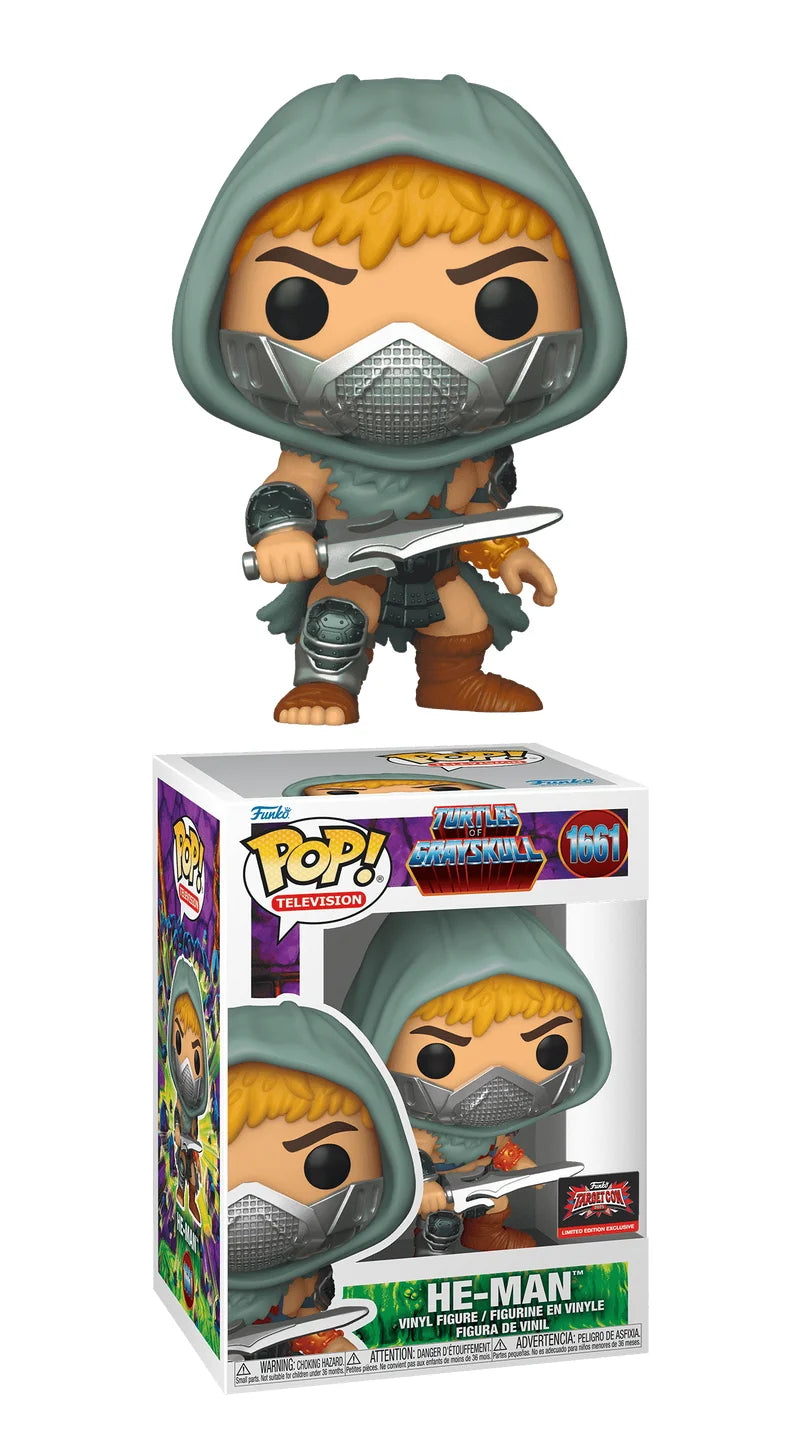 Funko Pop! Television - Turtles Of Grayskull He-Man #1661: Target Con 2025 Limited Edition Exclusive