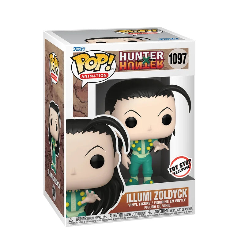 Funko Pop! Animation: Hunter X Hunter - Illumi Zoldyck #1097 Toy Stop Exclusive