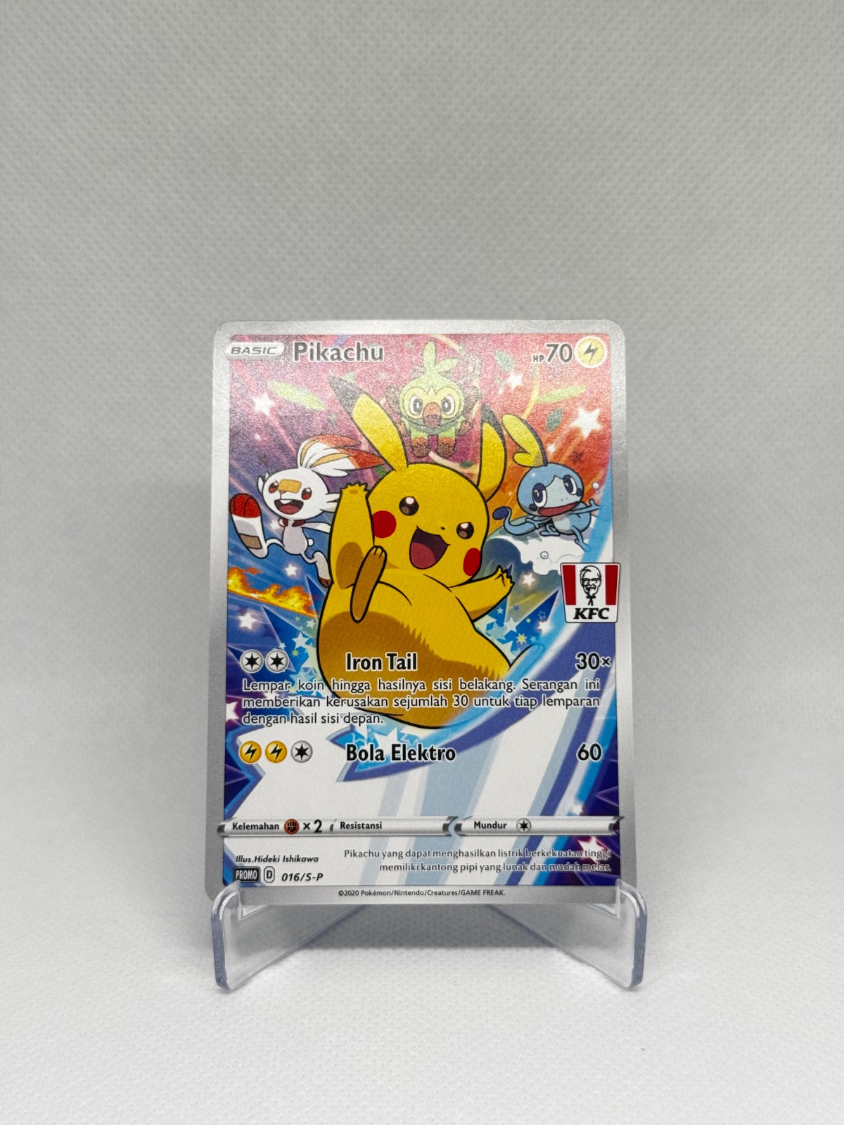 Pikachu KFC Promo 2020 – 016/S-P – Indonesian