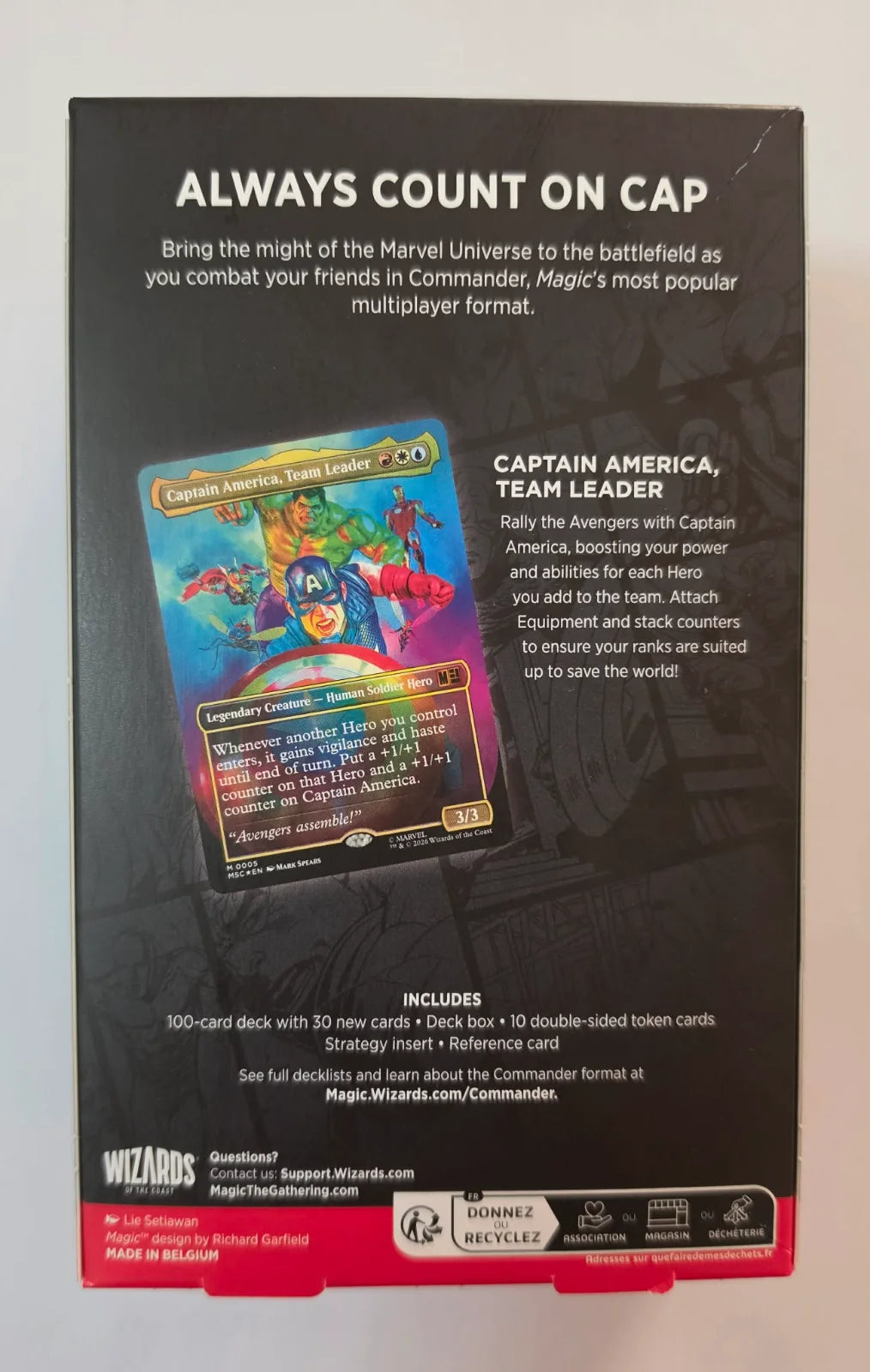 Marvel Super Heroes Commander Deck - Avengers Assemble · Starter Deck (Commander: Marvel Super Heroes)