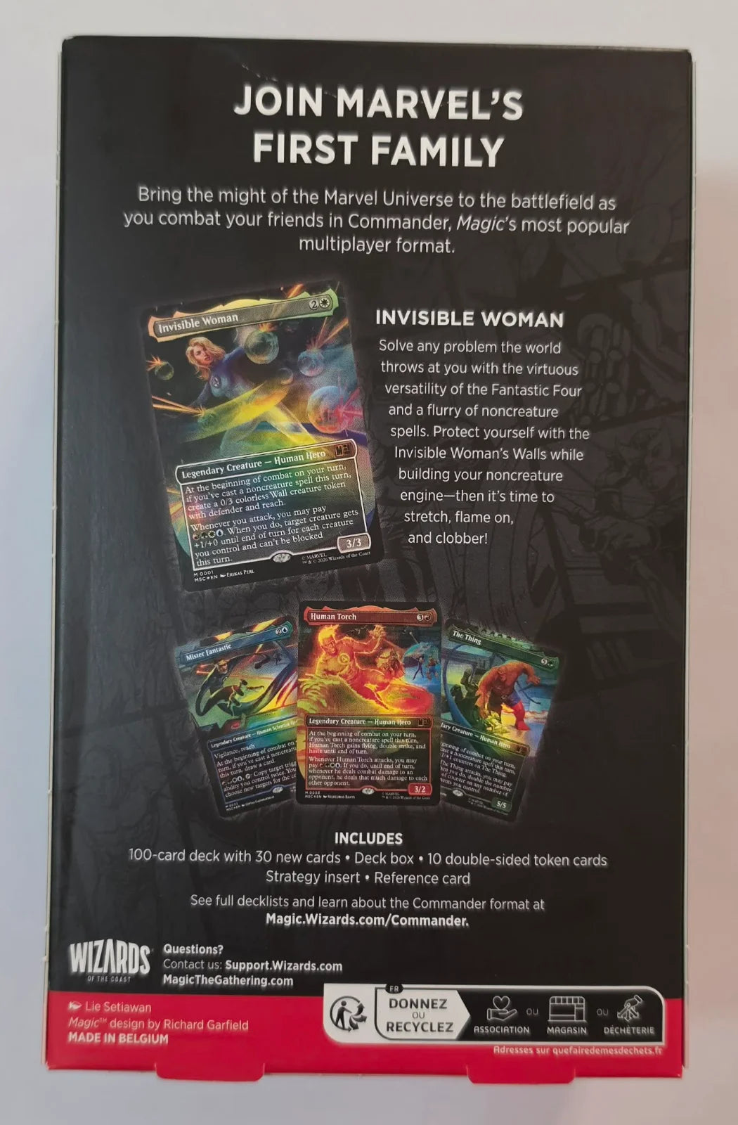 Marvel Super Heroes Commander Deck - The Fantastic Four · Starter Deck (Commander: Marvel Super Heroes)
