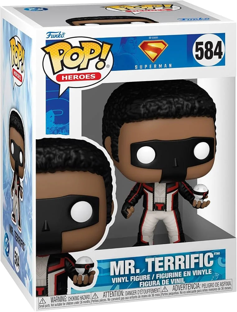 Funko Pop! Heroes: Superman (2025) - Mr. Terrific Vinyl Figure (#584)