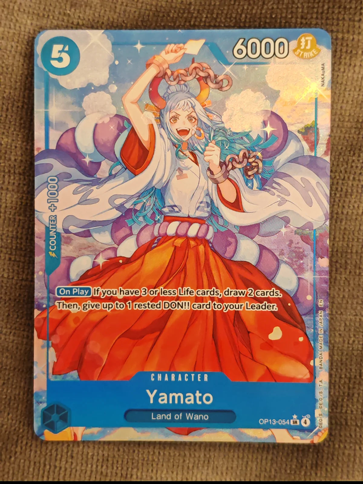 Yamato (Alternate Art) OP13-054 (Carrying On His Will)
