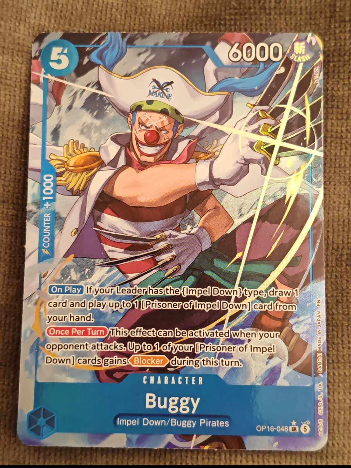 Buggy (Alternate Art) OP16-048 (The Time of Battle)