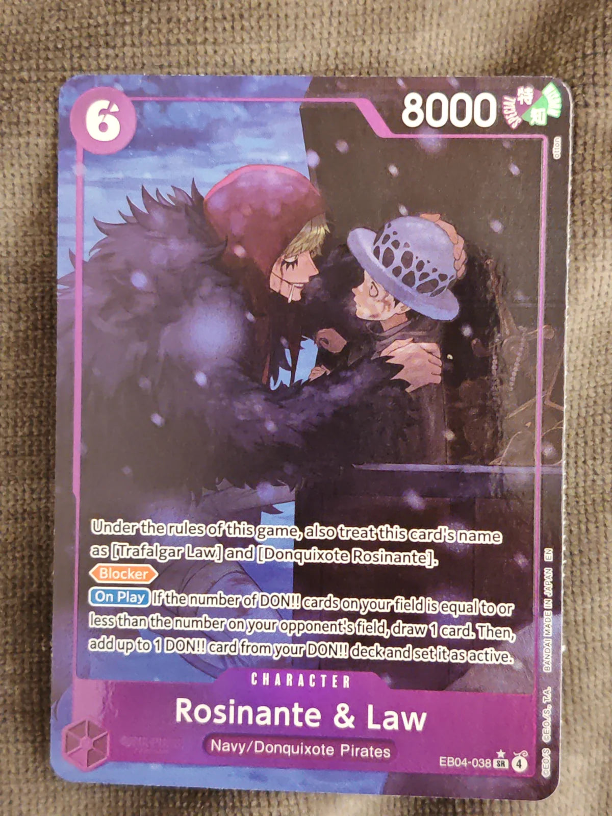 Rosinante & Law (Alternate Art) EB04-038 (The Azure Sea's Seven)